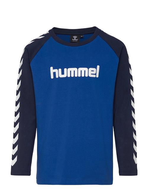 Hmlboys T-Shirt L/S Hummel Blue