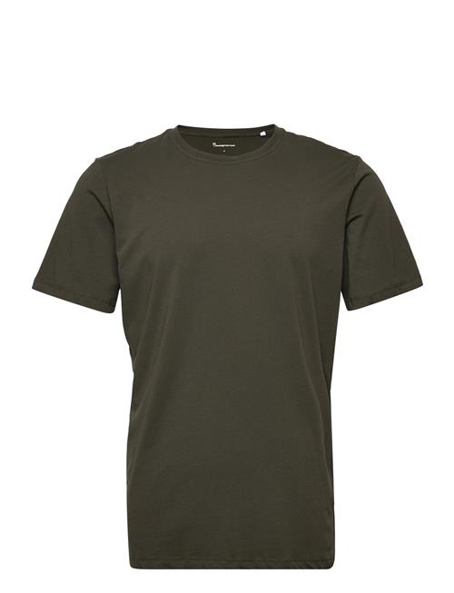 Agnar Basic T-Shirt - Regenerative Knowledge Cotton Apparel Green