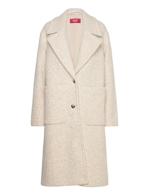 Esprit Casual Women Coats Woven Regular Esprit Casual Beige