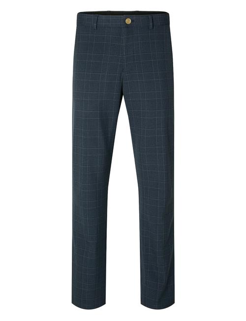 Slh175-Slim Robert Des Flex Pants Noos Selected Blue