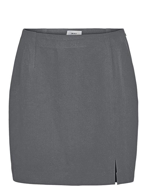 Objlisa Mw Mini Skirt Noos Object Grey