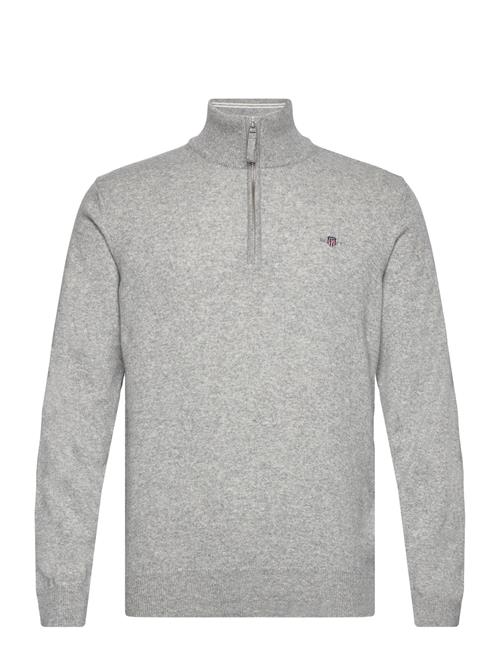 GANT Superfine Lambswool Half Zip GANT Grey