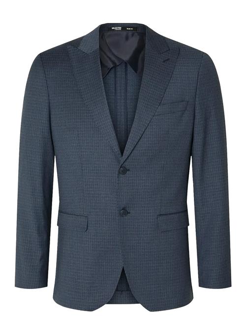 Slhslim-Neil Blue Check Blz Selected Navy