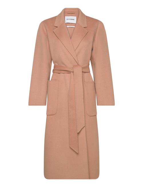 IVY OAK Belted Double Face Coat IVY OAK Pink