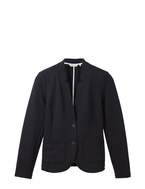 Se Blazer Ottoman Structure Tom Tailor Navy ved Booztlet