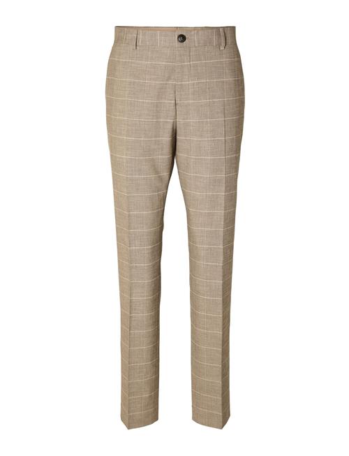 Selected Homme Slhslim-Oasis Sand Check Trs Selected Homme Beige