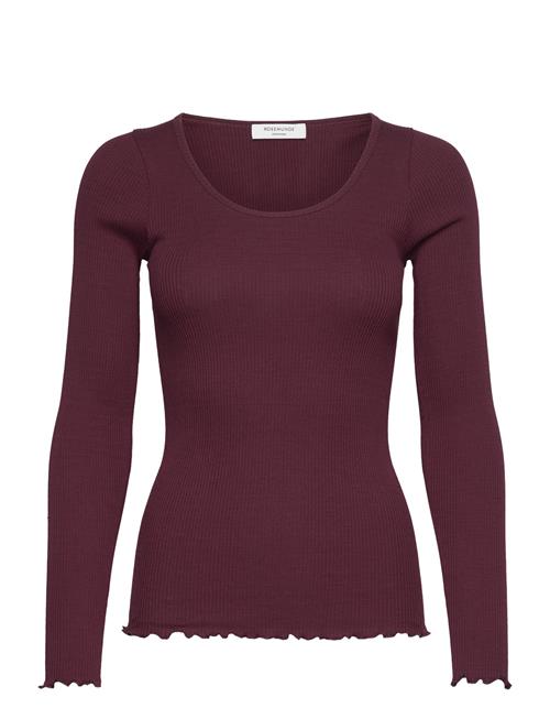 Rosemunde Baybay Long Sleeve Tee Rosemunde Burgundy