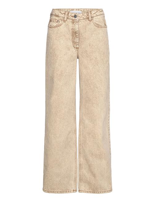 Se REMAIN Birger Christensen Special Yoke Denim Pants REMAIN Birger Christensen Beige ved Booztlet