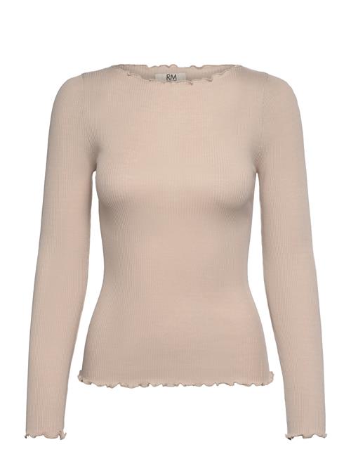 Rmwbalta Ls Regular Boatneck T-Shir RM By Rosemunde Beige