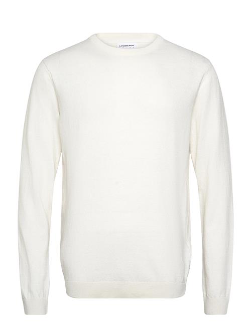 Lindbergh 100 Recycle Knit Round Neck Lindbergh White