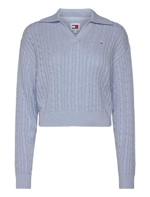 Tjw Cable Rugby Sweater Tommy Jeans Blue