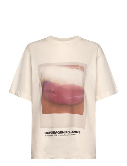 Mads Nørgaard Single Organic Dassel Tee Mads Nørgaard Cream