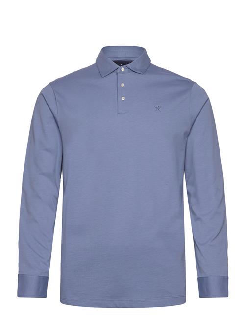 Hackett London Pima Cotton Polo Ls Hackett London Blue