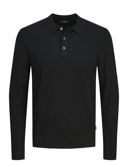 Jack & Jones Jprblawilliam Knit Polo Ls Jack & J S Black