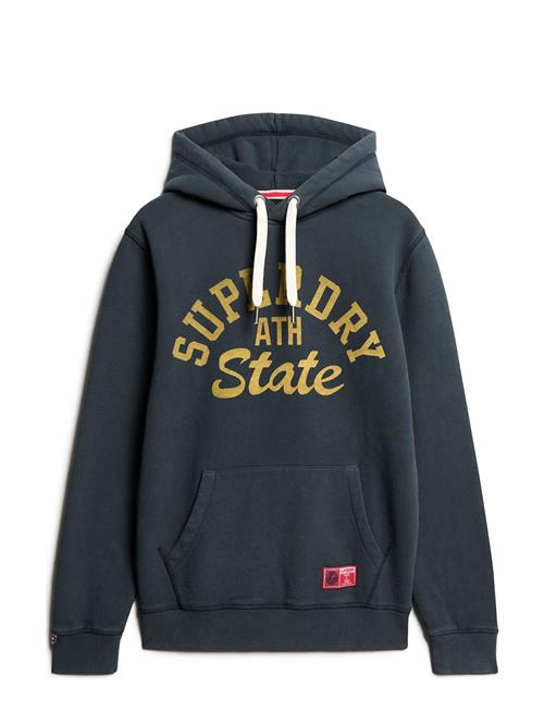 Superdry Track & Field Graphic Hoodie Superdry Blue