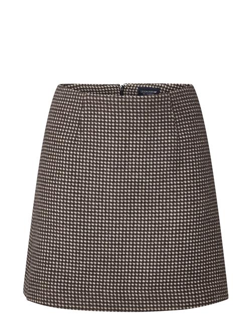 Lexington Clothing Mavis Wool Blend Skirt Lexington Clothing Brown