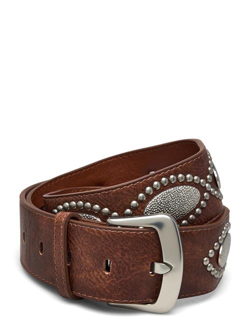 Mango Metal Appliqué Belt Mango Brown