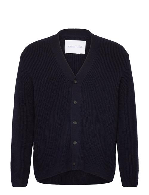 Wool Knit Cardigan - Navy Garment Project Navy