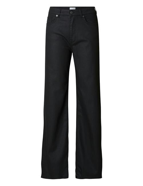 Slfvera-Alice Hw Wide Jeans Selected Black