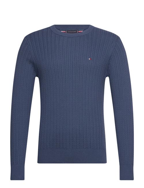 Tommy Hilfiger Herringb Structure C Nk Tommy Hilfiger Blue