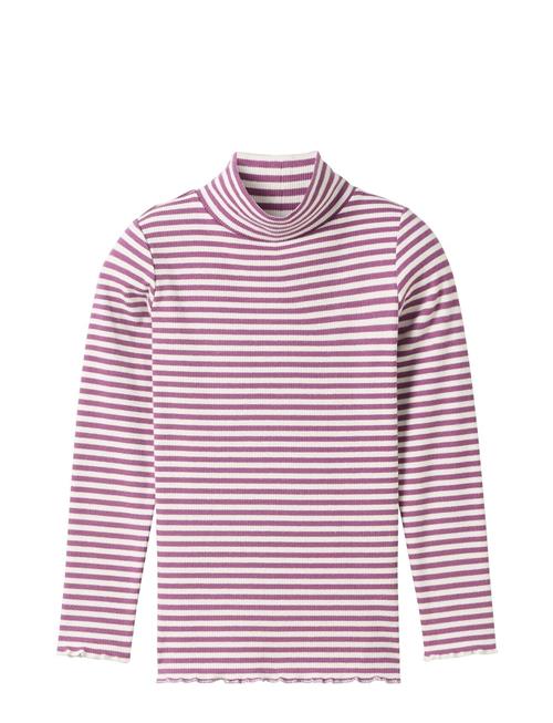 Tom Tailor Striped Rib Longsleeve Tom Tailor Pink