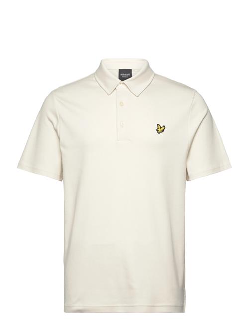 Lyle & Scott Interlock Polo Shirt Lyle & Scott Cream