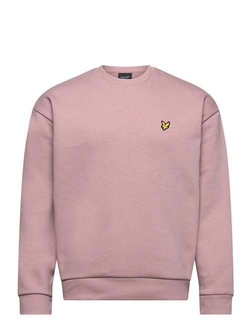 Lyle & Scott Over D Crew Neck Sweatshirt Lyle & Scott Pink