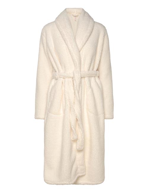 Hunkemöller Fleece Bathrobe Hunkemöller White