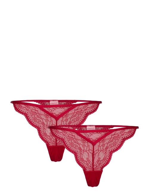 Hunkemöller Isabelle String Tr 2P Hunkemöller Red