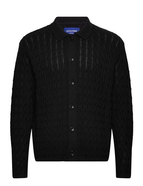 Jack & Jones Jorwinter Knit Cable Polo Styd Aw24 Jack & J S Black