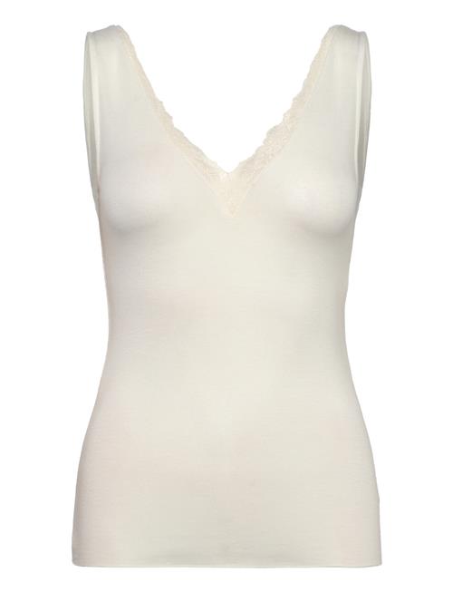 Etam Warm Light Lace - Night Tank Top Etam Cream