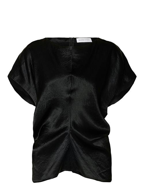 Slfelise Ss Top Selected Femme Black