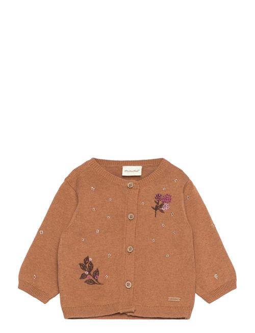 Cardigan Knit Minymo Brown