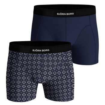 Björn Borg Bjorn Borg Premium Cotton Stretch Boxer Brief 2P Flerfarvet-2 bomuld Small Herre