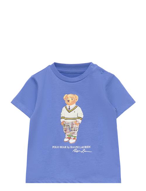 Ralph Lauren Baby Polo Bear Cotton Jersey Tee Ralph Lauren Baby Blue