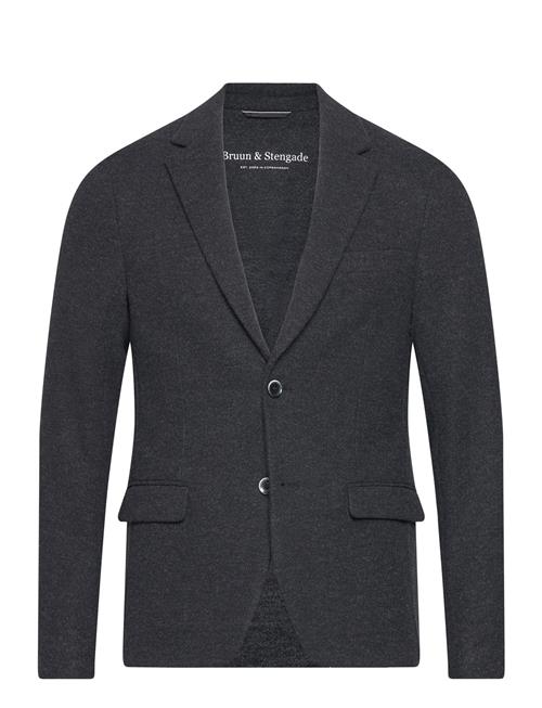 Bs Mendocino Slim Fit Blazer Bruun & Stengade Grey