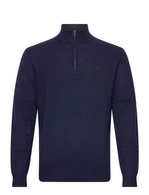 Hackett London Lambswool Hzip Hackett London Navy