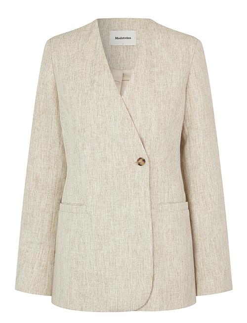 Se Haleymd Blazer Modström Beige ved Booztlet