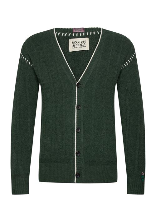 Scotch & Soda Alpaca Dropped Shoulder Cardigan Scotch & Soda Green