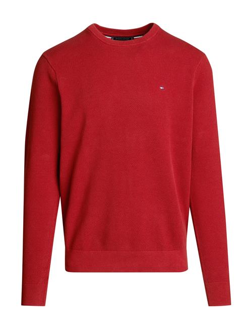 Tommy Hilfiger Essential Structure Crew Neck Tommy Hilfiger Red