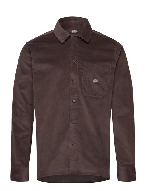 Dickies Corduroy Shirt Ls Dickies Brown