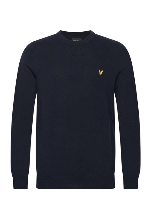 Lyle & Scott Cotton Merino Crew Neck Jumper Lyle & Scott Navy