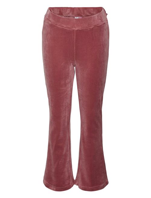 Vmathena Velvet Hw Flare Pant Jrs Girl Vero Moda Girl Red