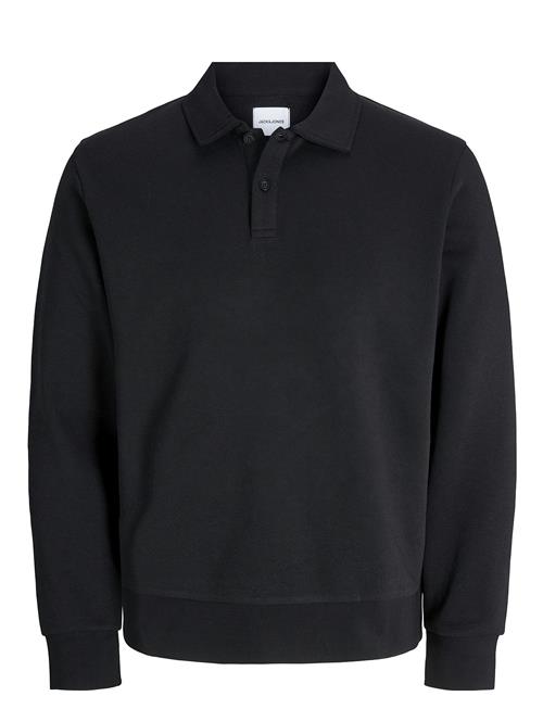 Jack & Jones Jjebradley Sweat Polo Styd Aw24 Ln Jack & J S Black