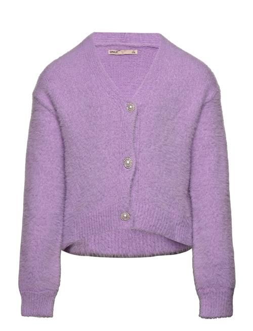 Kids Only Kmgnewpiumo L/S Cardigan Cp Knt Kids Only Purple