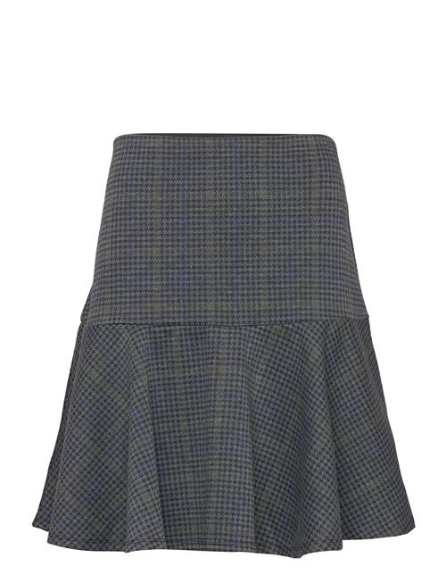 Lindex Skirt Jolin Check Lindex Grey