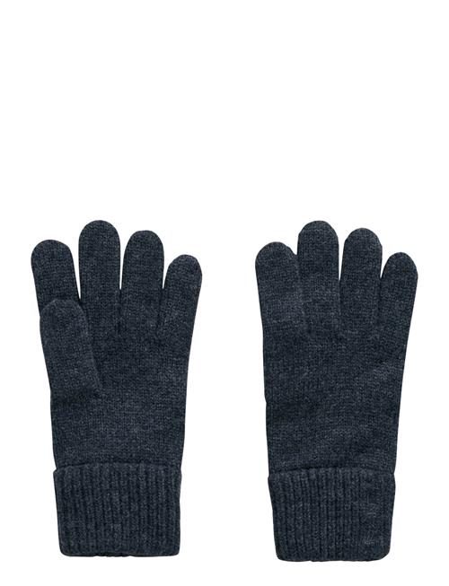 Wool Knitted Gloves GANT Navy