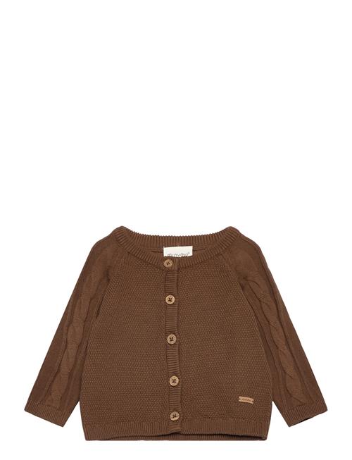 Cardigan Knit Minymo Brown