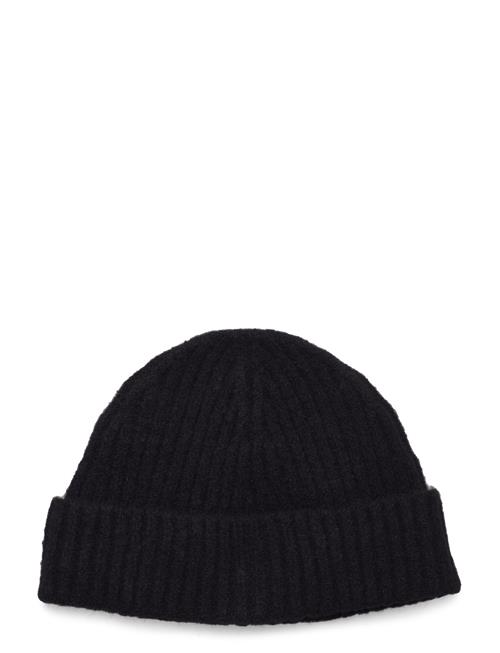 Monki Ribbed Beanie Monki Black