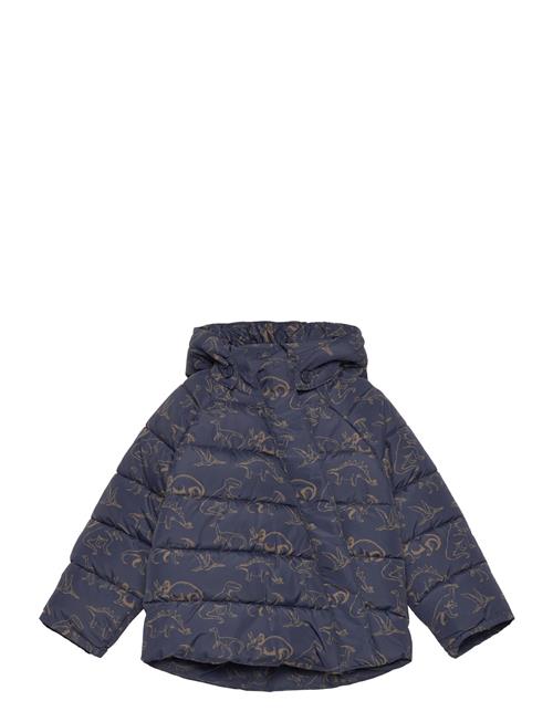 Jacket Quilted Aop Minymo Navy